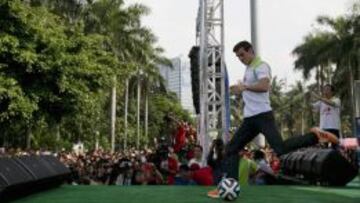 Gareth Bale, de promoción en Indonesia.