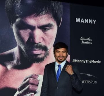 Manny Pacquiao presentó su película "Manny" en Los Ángeles. La belleza y el glamour se tomaron aquel momento.