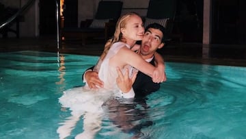 Imagen de Sophie Turner y Joe Jonas.