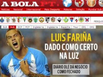 Portadas de la prensa extranjera