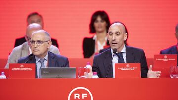 2022-05-30 Asamblea General Real Federación Española de Futbol
SOLO USO EDITORIAL, SOLO DISPONIBLE PARA ILUSTRAR LA NOTICIA QUE ACOMPAÃA (CRÃDITO OBLIGATORIO)
FOTO RFEF