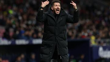 Diego Pablo Simeone, coach of Atletico de Madrid, gestures during the spanish league, La Liga Santander, football match played between Atletico de Madrid and Deportivo Alaves at Wanda Metropolitano stadium on april 02, 2022, in Madrid, Spain.
AFP7
02/0