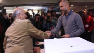 Guardiola, en la consulta soberanista.