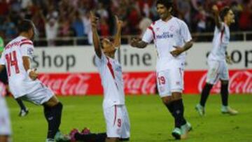 Bacca celebra el gol del 2-1.