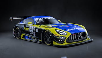 El Mercedes-AMG del Lone Star Racing con el que Palou correrá las 8 Horas de Indianápolis.