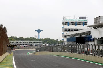 Circuito de Interlagos en Sao Paulo, Brasil.