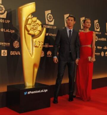 Cristiano Ronaldo, en la Gala que fue condecorado como el mejor de la temporada.