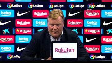 Rueda de prensa de Koeman