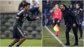 El t&eacute;cnico del Getafe se dio tiempo de hablar sobre la situaci&oacute;n del defensa mexicano tras la derrota 2-0 ante el Real Madrid.