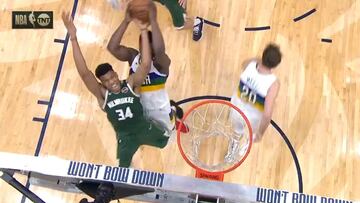Zion en modo abusón con... ¡Antetokounmpo! Le dobla como si fuera de juguete