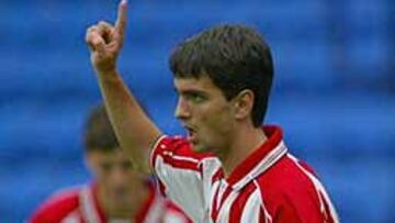<b>MUY AGRADECIDO CON EL MISTER.</b> El delantero canterano, Joseba Arriaga, se mostró "muy agradecido al míster", a un Jupp Heynckes que le dio la oportunidad de incorporarse al trabajo del primer equipo en la pretemporada.