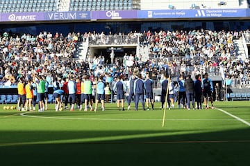 Entrenamiento abierto del 3 de enero. Aficin volcada.