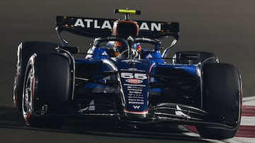 Carlos Sainz (Williams FW47). Losail, Qatar. F1 2025.