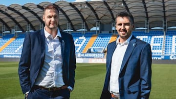 Damián Pedrosa (izq.) y Andrés Jornet (der.), dueños del ZTE.