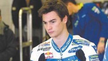 <b>SUPERADO. </b>El campeón de 250cc no pudo lograr ayer el mejor tiempo y tuvo problemas de carburación.