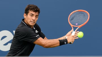 Alejandro Davidovich Fokina (44°) le marcó la salida al chileno, que no aprovechó su condición de tercer favorito en Bélgica. Comenzó agresivo, pero terminó siendo superado.