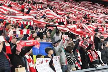 Aficionados del Athletic en San Mamés.