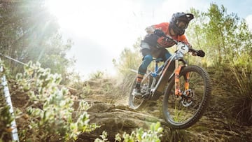 Gustav Wildhaber durante una de las etapas de las World e-Bike Series (WES) en la &uacute;ltima parada de Castelldefels (Barcelona).