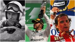 Los 17 ganadores del Gran Premio de México