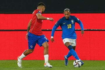 La nueva camiseta que la Roja lució en el duelo ante Brasil