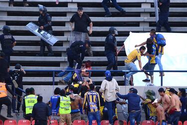 La violencia reaparece en el Atlético de San Luis vs Querétaro