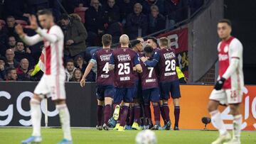 El Willem II celebra un gol ante el Ajax.