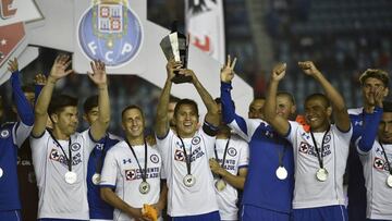 Silva celebró el penal ganador para Cruz Azul sobre Porto