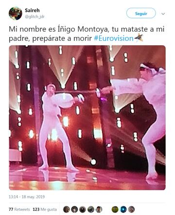 Los mejores memes de la gala de Eurovisión