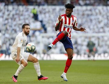 A Thomas el Cholo no lo pescó directamente del B, sino que regresó de sendas cesiones al Almería (2ª) y al Mallorca (1ª). Se estrenó en la 13ª jornada (28 de noviembre), contra el Espanyol. Lleva 174 partidos con el Atlético y es indiscutible para Simeone.