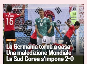 Titular de La Gazzetta dello Sport.
