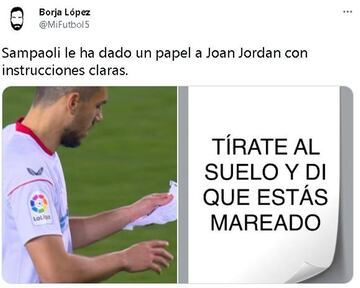 La derrota del Madrid, el papel de Sampaoli... los mejores memes de la jornada