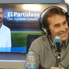 La cara de Lopetegui cuando le preguntan por el español de Bale