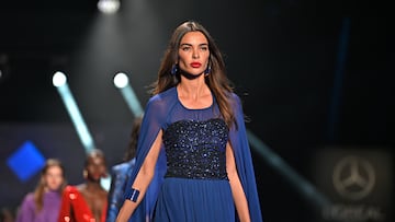 Joana Sanz sobre la pasarela del desfile de Lola Casademunt en la 77 edición de la Mercedes-Benz Fashion Week de Madrid a 18 de Febrero de 2023 en Madrid (España).
JOANA SANZ;LOLA CASADEMUNT;DESFILE;MODELOS;MODA;MERCEDES BENZ FASHION WEEK;
Francisco Guerra / Europa Press
19/02/2023