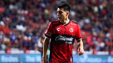 Gilberto Mora of Tijuana during the 3rd round match between Tijuana and FC Juarez as part of the Liga BBVA MX, Torneo Apertura 2025 at Caliente Stadium, on July 25, 2025 in Tijuana, Baja California, Mexico.