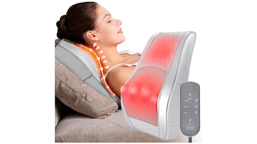 Elimina la tensión y el dolor con este masajeador de espalda y cervicales