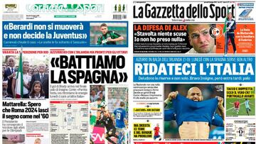 La prensa italiana avisa: "Si jugamos así contra España…"