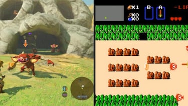 ¿En qué se parece Breath of the Wild al primer Zelda?
