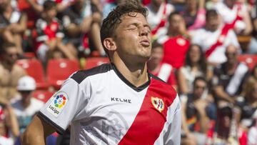 Gorka Elustondo durante el Rayo Vallecano-Alav&eacute;s.
 