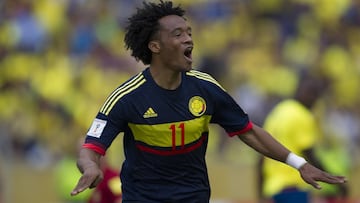 Juan Guillermo Cuadrado llega a la Selecci&oacute;n Colombia en un gran nivel luego de su lesi&oacute;n de Pubalgia 
 
 
 
 