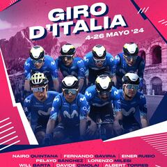 Movistar confirma a Nairo, Rubio y Gaviria para el Giro de Italia