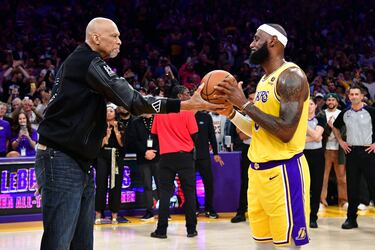 Los 7 jugadores que enfrentaron a Kareem Abdul-Jabbar y LeBron James