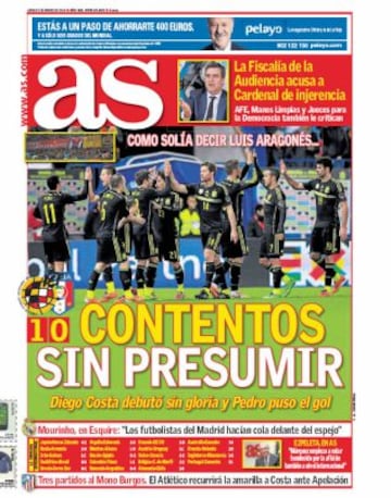 Las portadas de AS de marzo