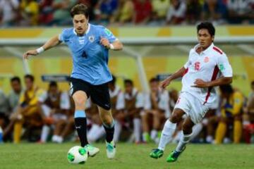 Sebasti&aacute;n Coates fue campe&oacute;n con Uruguay en 2011.