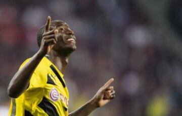 Adrián Ramos ha marcado 6 goles oficiales con la camiseta del Borussia Dortmund.