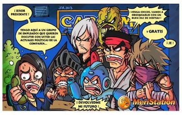 Empleados vs Capcom