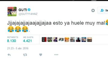 Guti, sobre el árbitro del Barça-Atleti: "Jaja, esto huele muy mal"