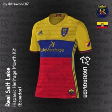 Retoma la nacionalidad colombiana del jugador Joao Plata y los colores de la bandera de Colombia.