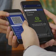¿Cómo puedo mostrar prueba de vacunación en mi smartphone en USA?