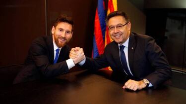 Messi: Barcelona contract renewal Bartomeu's priority