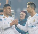 Cristiano y Casemiro, en el XI de la semana de Champions